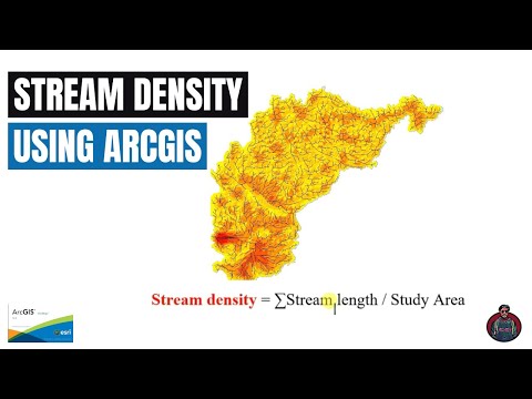 How to calculate stream density using ArcGIS | ArcGIS Tutorial