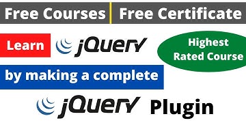 #Free #Certification Course "Learn #jQuery by making a complete jQuery Plugin" | #DeepShukla