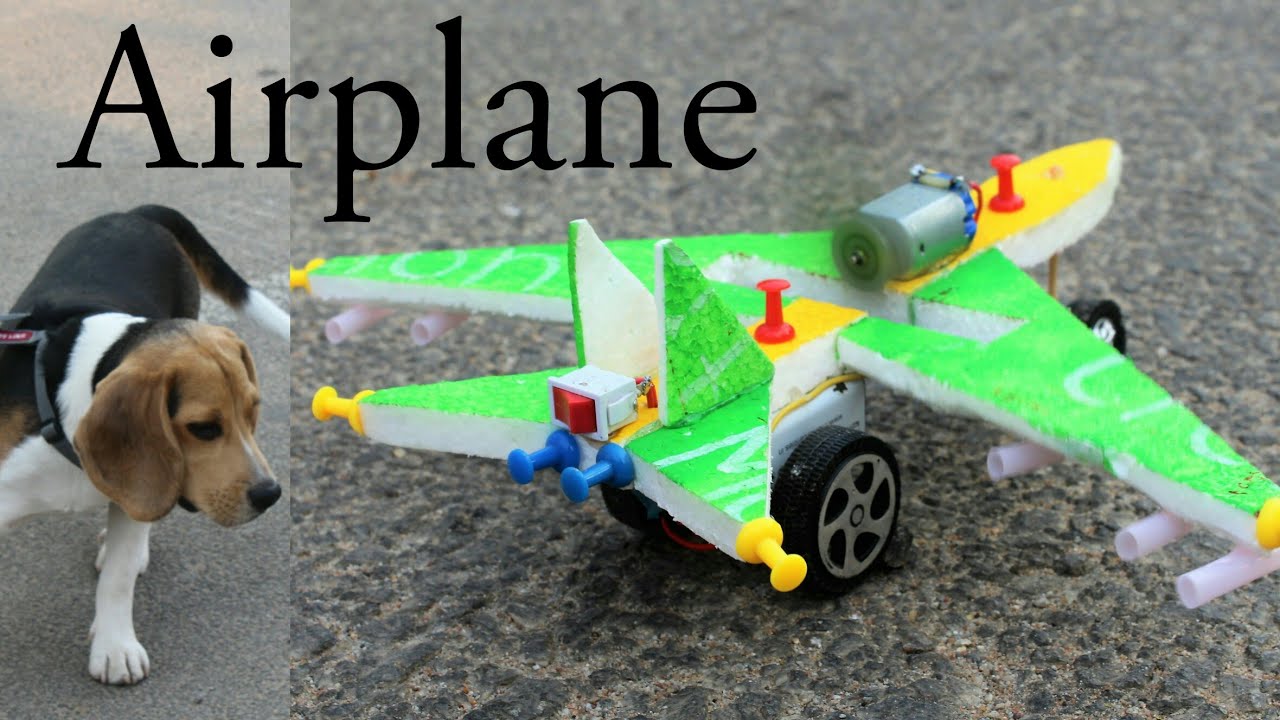 thermocol aeroplane toy