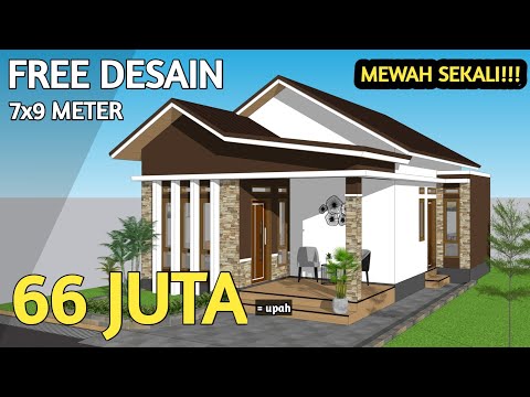 Rumah Minimalis Modern Terbaru 3 kamar tidur - 7x9 Meter