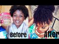 How to easily style short hair //high puff with front twist//with Maureen