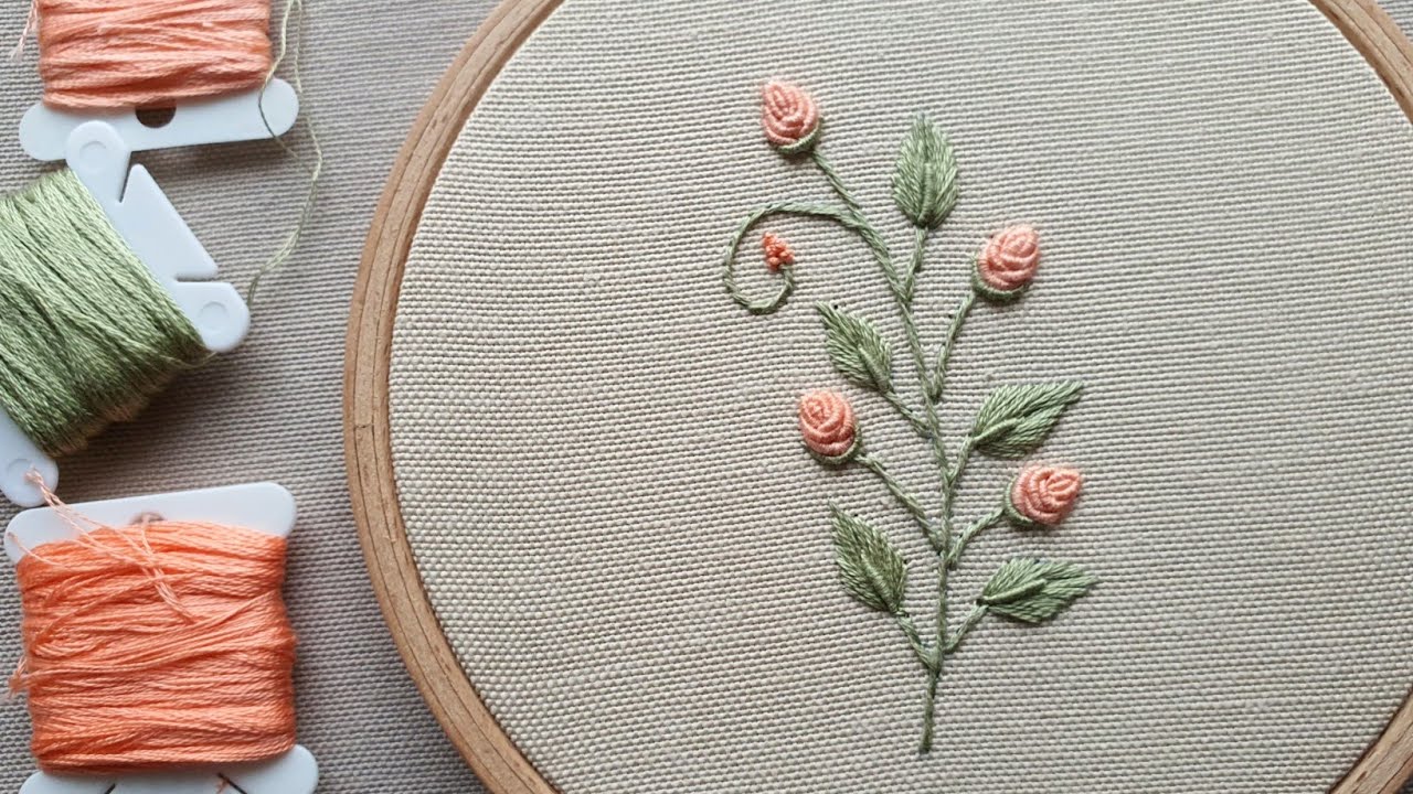 КАК СДЕЛАТЬ ЦВЕТОК РОКОКО? | | Как сделать гладьевый шов?