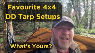 My 4 Favourite DD 4x4 Tarp Setup