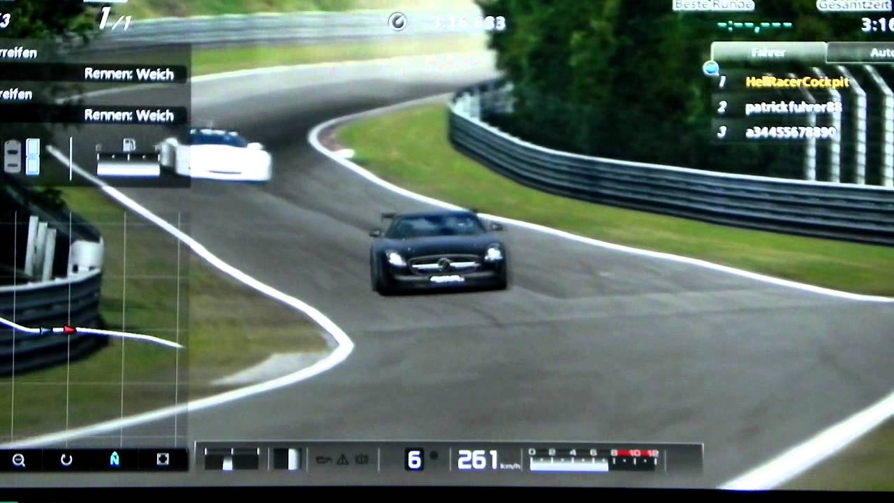 GT 5 Onlinerennen auf der Nordschleife Streetcar vs. Racecar in HD