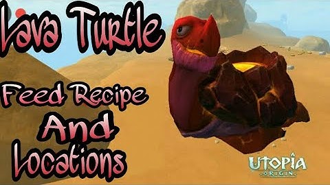 Utopia: Origins - How to tame the Lava Turtle / Feed Recipe / Locations
