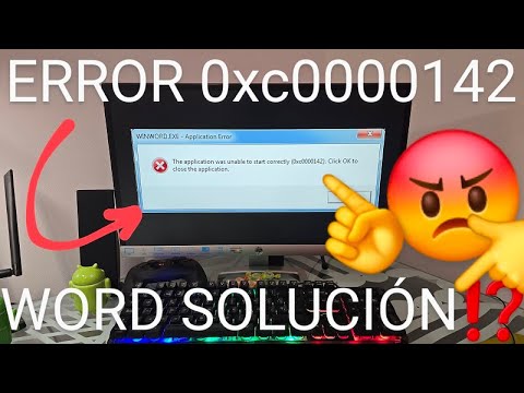 💻🔨 Como SOLUCIONAR ERROR MICROSOFT WORD "La APLICACIÓN NO se PUDO INICIAR CORRECTAMENTE 0xc0000142"