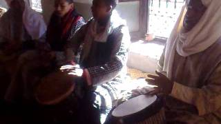 Berber Drum Music in Fint Oasis, Ouarzazate Morocco