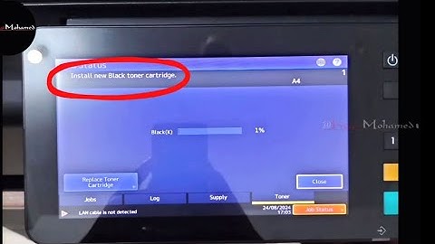 How to fix Install new Black toner cartridge Reset Chip code Toshiba 2508 2508A 4508A 2518A 3018A