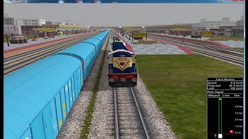 Double Decker Service Changing & Reverse Loco In Marwar Jn (Part 02) || IR In MSTS Open Rail