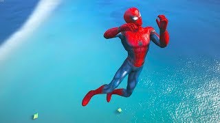 GTA 5 Water Ragdolls | SPIDERMAN Jumps/Fails Compilation ep.3 (Euphoria physics | Funny Moments)