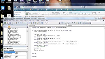 Excel VBA Tips n Tricks #12 NO MORE COLONS When Typing Time of Day, Type 123 instead of 01colon23 AM