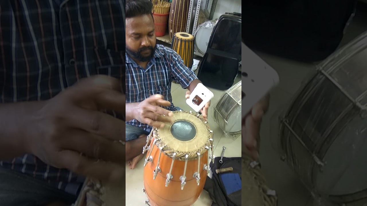 Mridangam maker