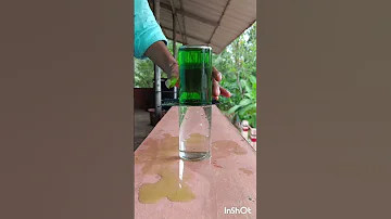 Simple Science Experiment Hot Water And Normal Water Shorts Video School 