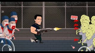 Jadi Tentara Pemburu Zombi di - Game Guns and Blood: 2D Zombie Shooter screenshot 1