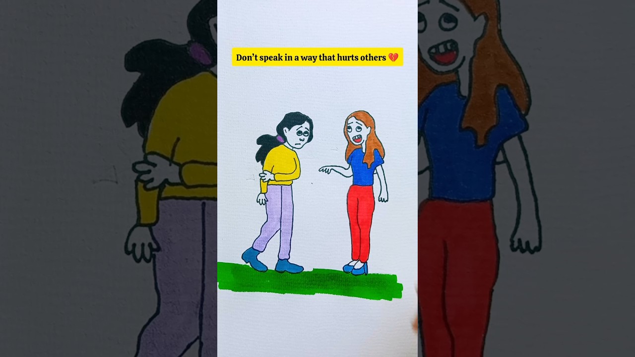 Don’t speak in a way that hurts others💔😭 