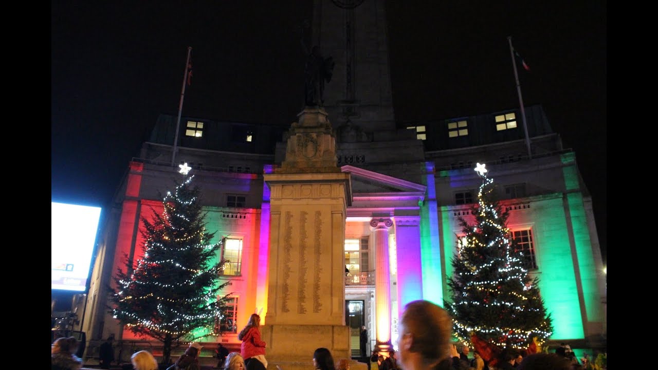 Lighting up Luton for Christmas 2018 YouTube