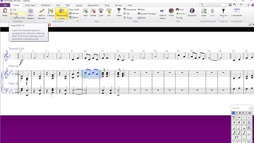 Copy and Paste in Multiple Voices in Sibelius Ultimate