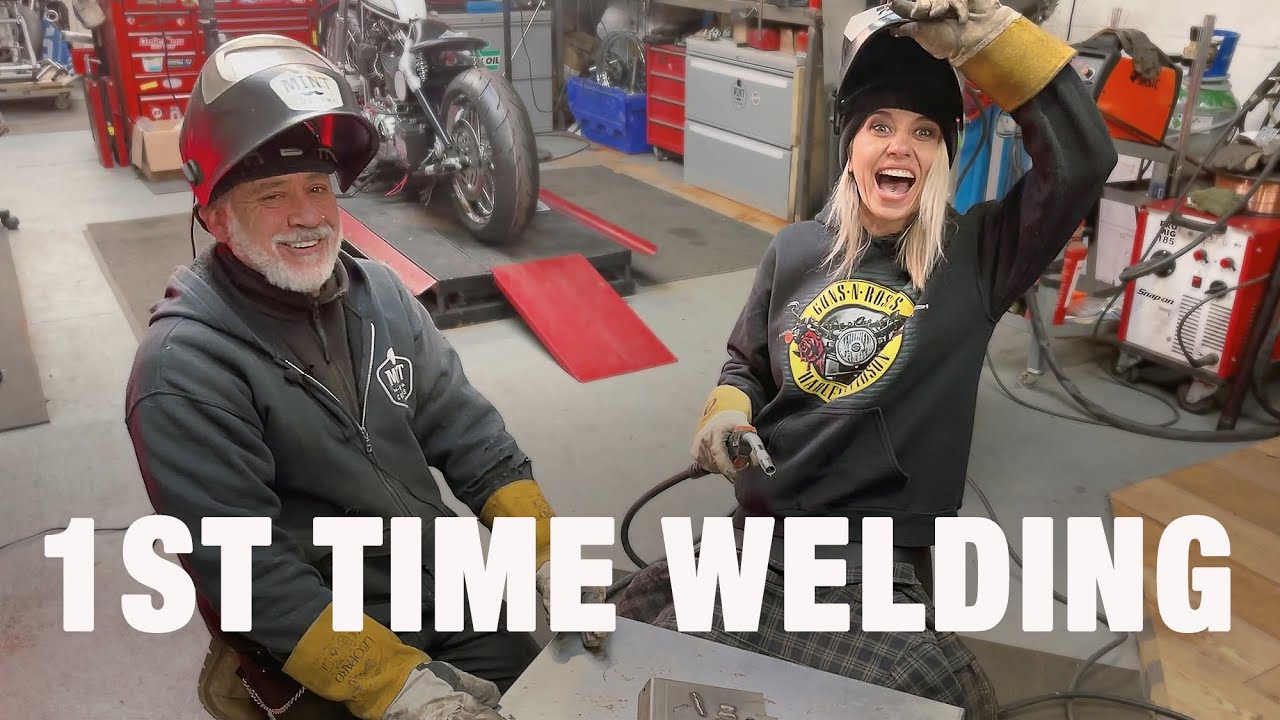 ⁣LEARNING TO WELD AND AN ANNOUNCEMENT OF BUILDING A BIKE / CUSTOM SERIES BY TOMBOY A BIT