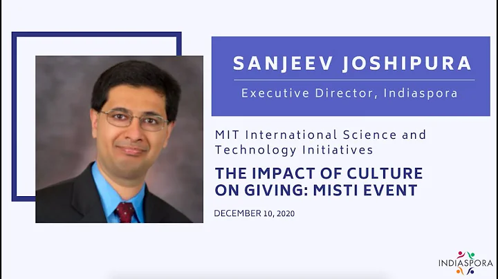 Sanjeev Joshipura speaks on Indian diaspora philan...