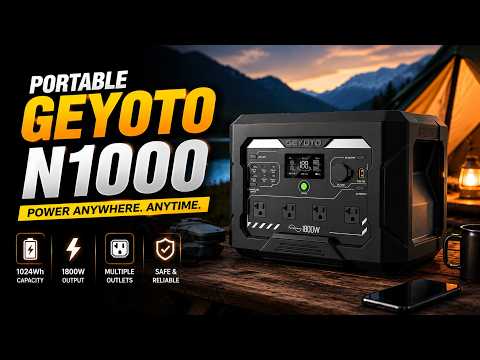 Geyoto N1000 Review – Best Portable Power Station?