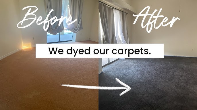 DIY: Dyeing carpet with RIT dye 