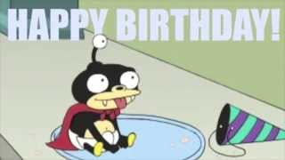 Video thumbnail of "Futurama Birthday Song"