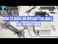 Interactive wall projection software. DIY interactive wall. Description of  wall equipment