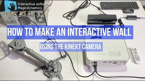 Interactive wall projection software. DIY interactive wall. Description of  wall equipment