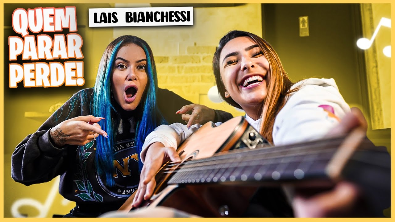 QUEM PARAR DE CANTAR PRIMEIRO PERDE! ft. Lais Bianchessi