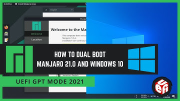 How to Dual Boot Manjaro 21.1. and Windows 10 UEFI GPT (2021)
