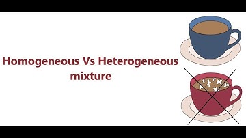 Homogeneous and Heterogeneous mixture. Difference between homogenous and heterogeneous mixture.