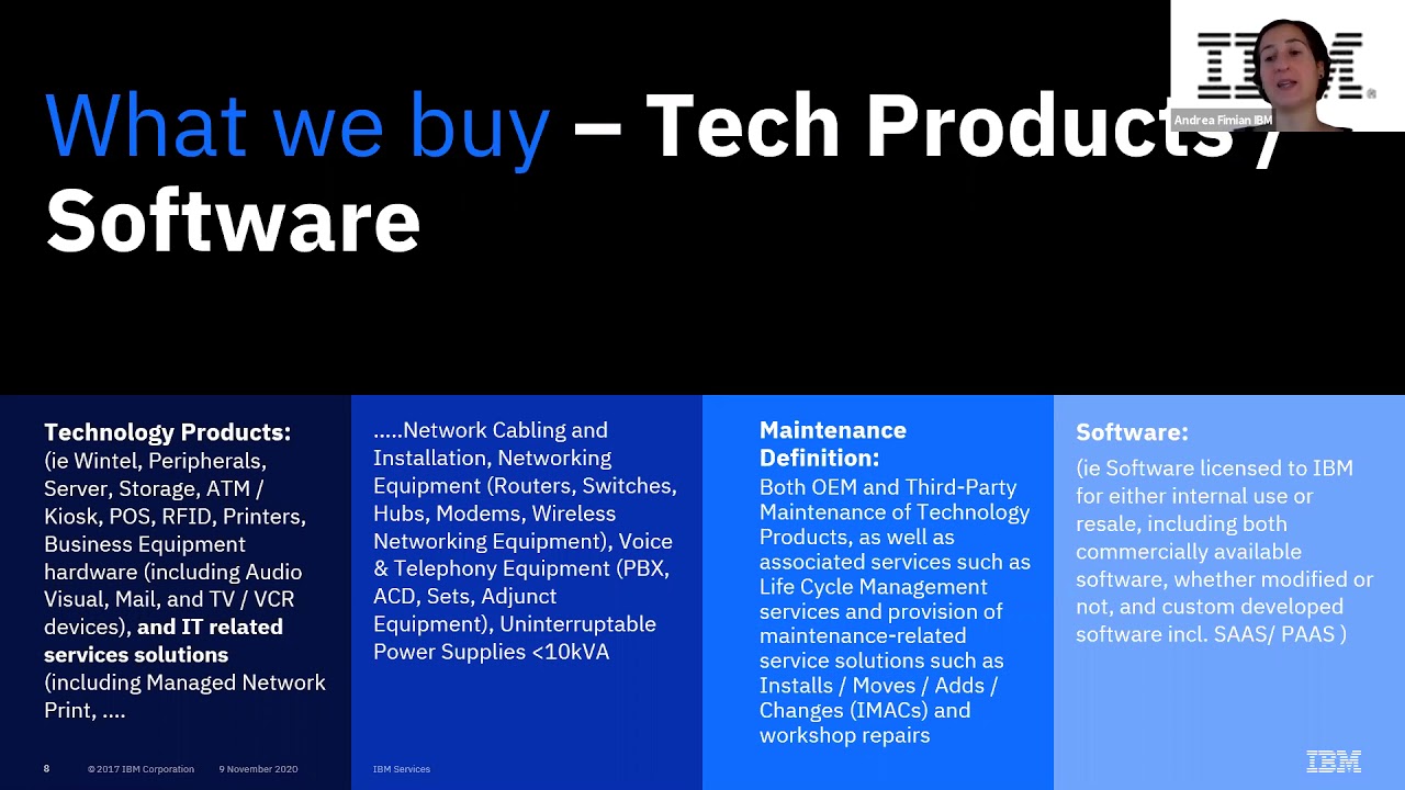 IBM Procurement Insight Session