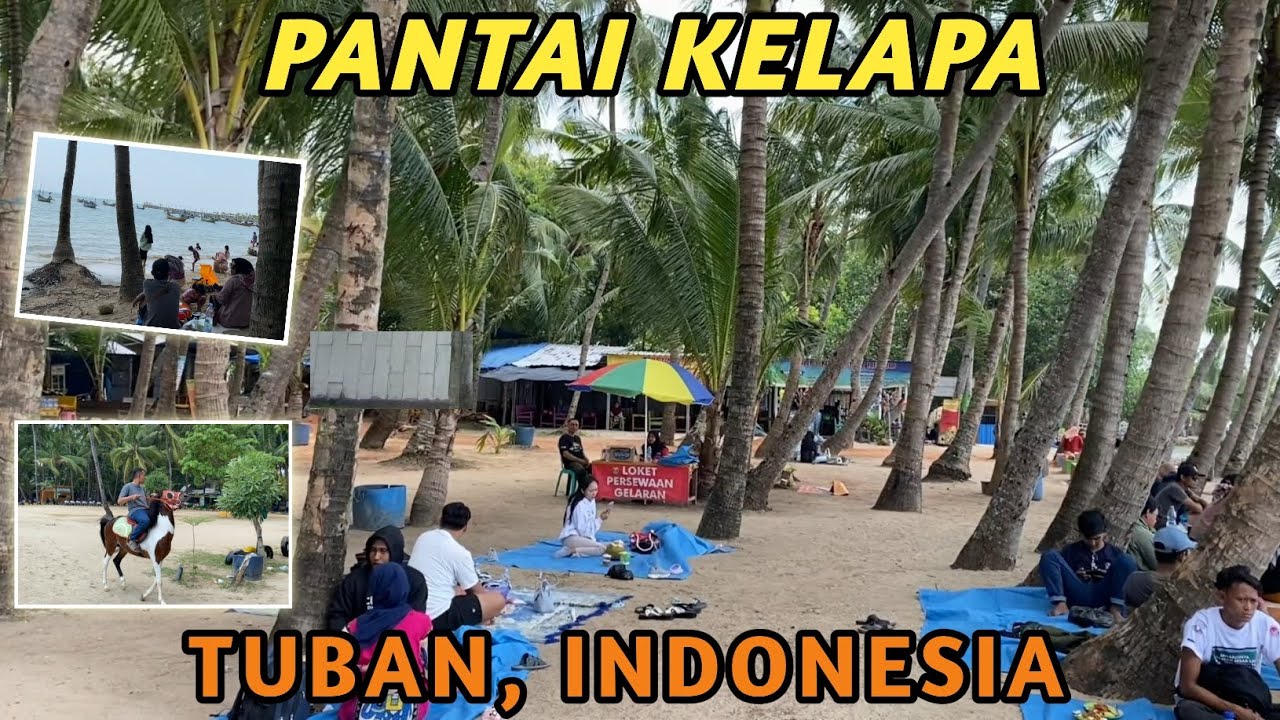🏝Terbaru 2025❗Pantai Kelapa Tuban yang Indah dan Mempesona🌈