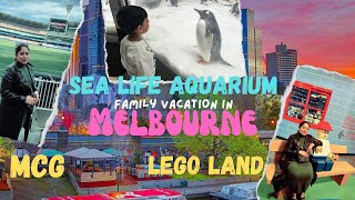 MELBOURNE FAMILY VACATION || MCG 🏟️|| LEGOLAND 🦸|| SEA LIFE AQUARIUM 🦈🐧  @2023blessedsoul