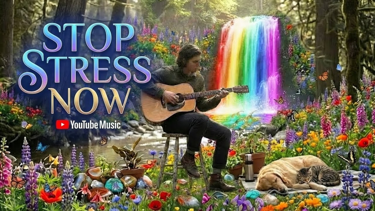 Relaxing Guitar Melodies with Nature for Stress Relief