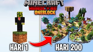 200 Hari Minecraft ONE BLOCK Hardcore ! - PART 2