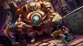 LoL - AP Blitzcrank and AP Amumu bot lane (full game)