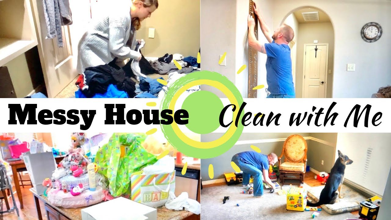 EXTREME CLEAN WITH ME // MESSY HOUSE // TIME LAPSE - YouTube