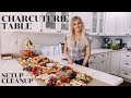 CHARCUTERIE TABLE | grocery haul, setup + cleanup