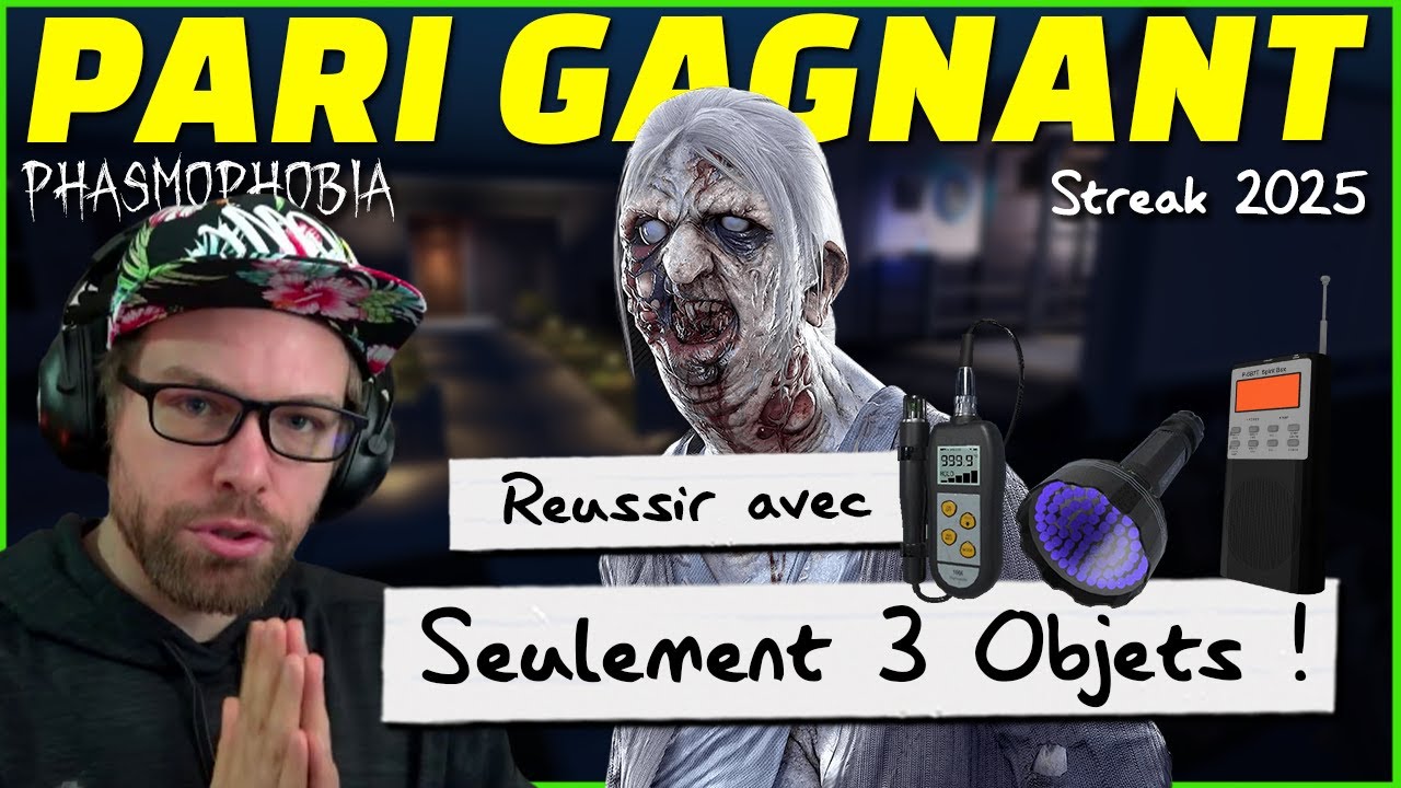 Les Parties se compliquent ! | Pari Gagnant 2 Streak 2025 - Phasmophobia FR
