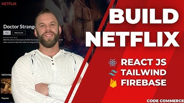 🔥 Build NETFLIX With React JS - Tailwind CSS - FIREBASE - Front-End Web Developer Project