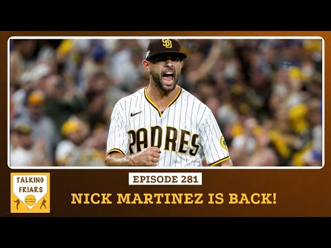 San Diego Padres pitcher Nick Martinez talks postgame about