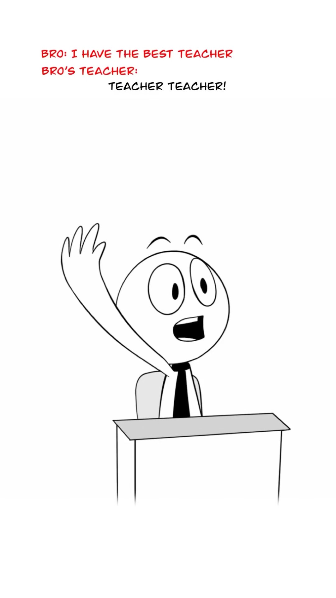 Teacher Teacher! ☺️ (Animation Meme) #shorts