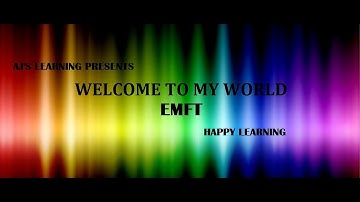 INTRODUCTION TO  ELECTROMAGNETIC FIELD THEORY AND COURSE DETAIL.... HAPPY LEARNING