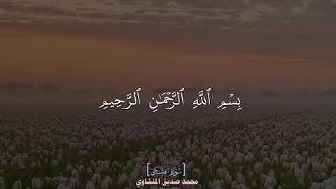 سورة الضحى للقارئ محمد صديق المنشاوي رحمه الله #القرآن الكريم #المنشاوي #سورة الضحى #قرآن