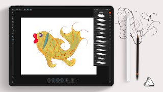 Affinity Designer iPad Painting tutorial | Pixel Persona pixel brush