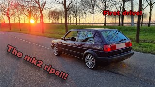 We took the mk2 TDI PD for its first testdrive!