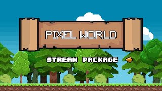 StreamSpell │Pixel World Stream Package │ Twitch Overlays for OBS Studio, Streamlabs