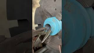 Resizing A Timing Belt Pully Of A Concrete Mixer | #shorts