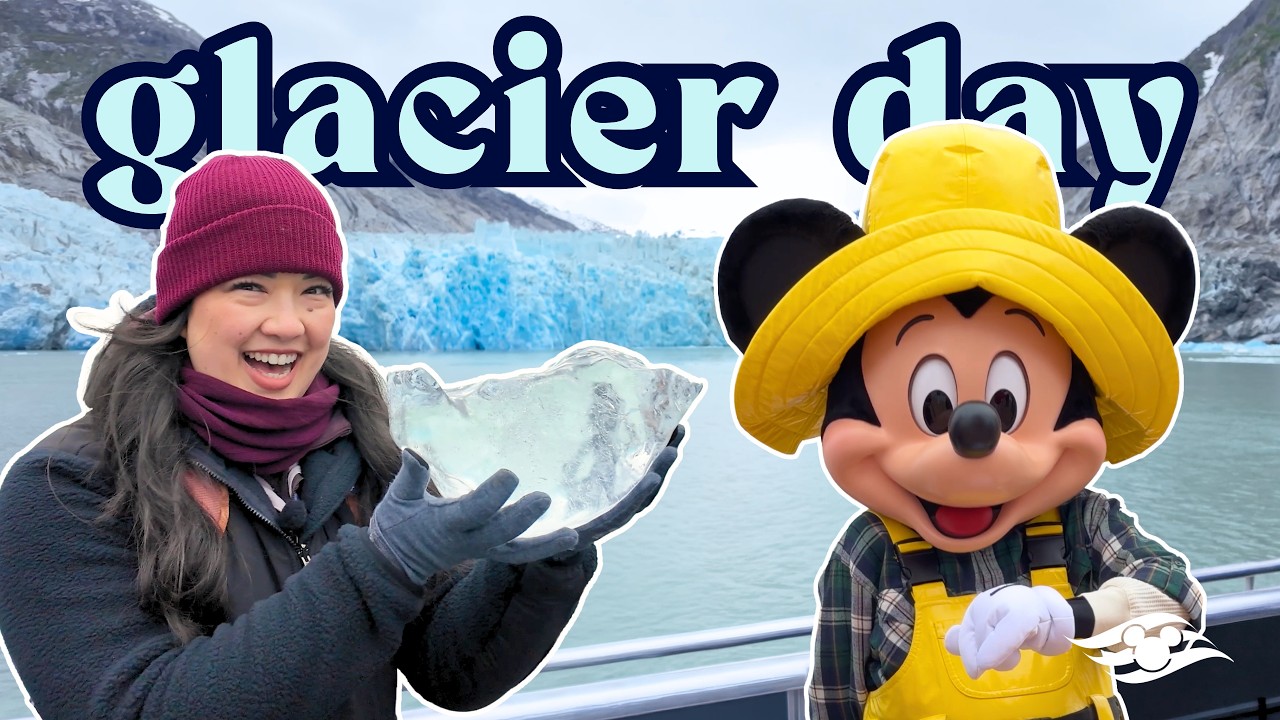 Alaska Disney Cruise Glacier Day: Characters + Adults Only Glacier Excursion